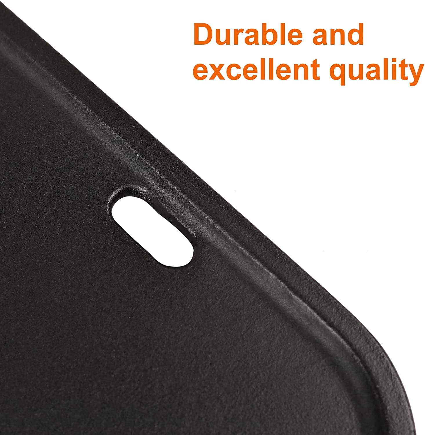GFTIME Griglia in ghisa per Weber Traveler Griglia a gas portatile Weber Outdoor Grill Pan Piastra di cottura Parte di ricambio nera