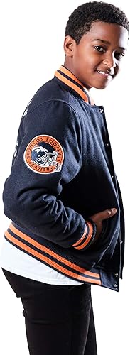 Miniatura 4 de Ultra Game NFL Classic Coaches Varsity Chaqueta para niños
