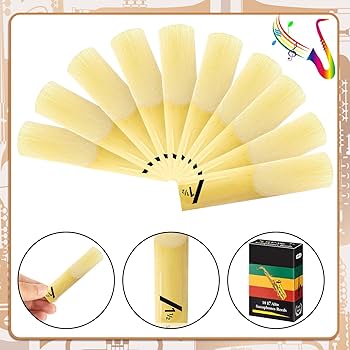 Amazon | 20ピース アルトサックスリード アルトサックスリード 竹