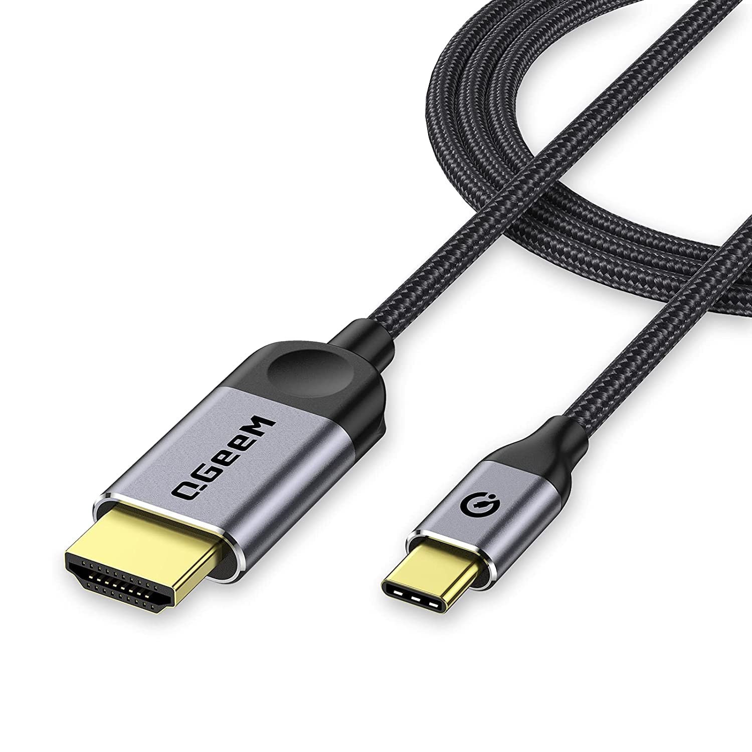 USB C to HDMI Cable Adapter 6ft 4K,QGeeM USB Type C to HDMI Cable