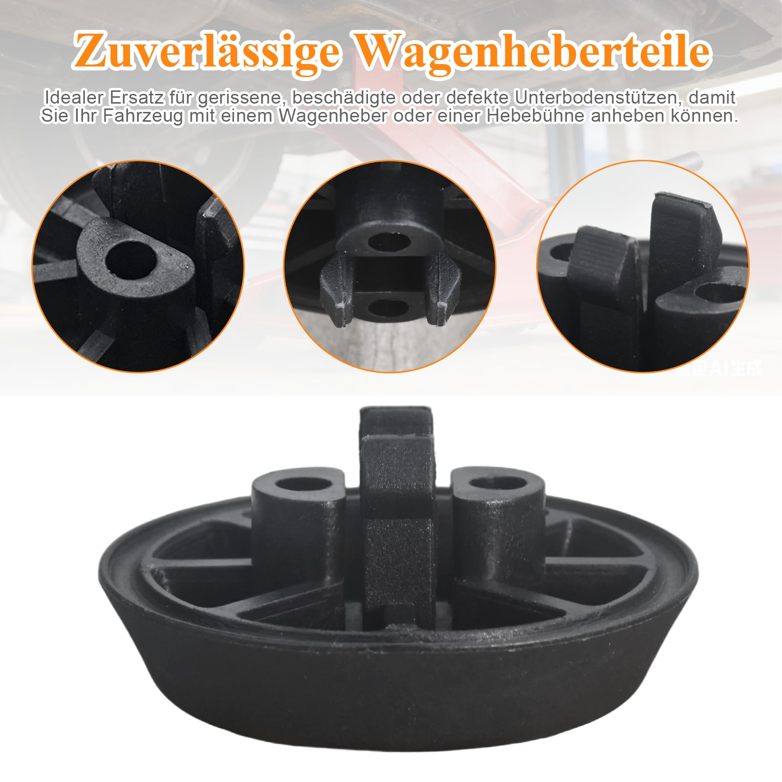 4 Stück Wagenheberaufnahme Hebebühne Stopfen Adapter Wagenheber Gummiauflage für BMW E36 318 323 325 M3 Wagenheber Aufnahme Adapter Jack Pad 51711960752
