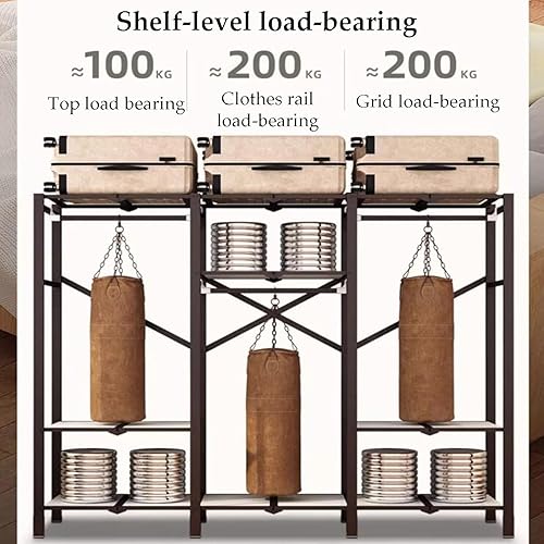 Miniatura 2 de Armarios grandes Armario plegable con cubierta de tela Armario de ropa Armario portátil Armario de metal con marco de hierro Armarios para