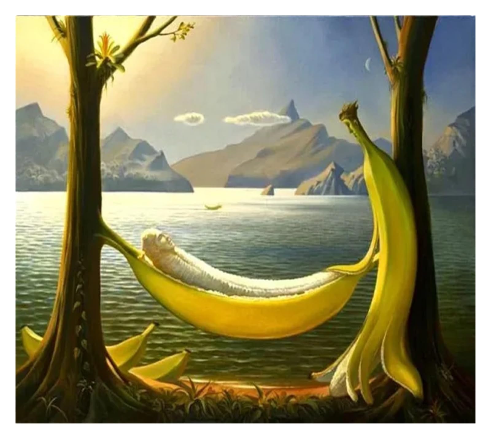 Peintures Dali de qualité premium, affiche sur toile postmoderne 40x60