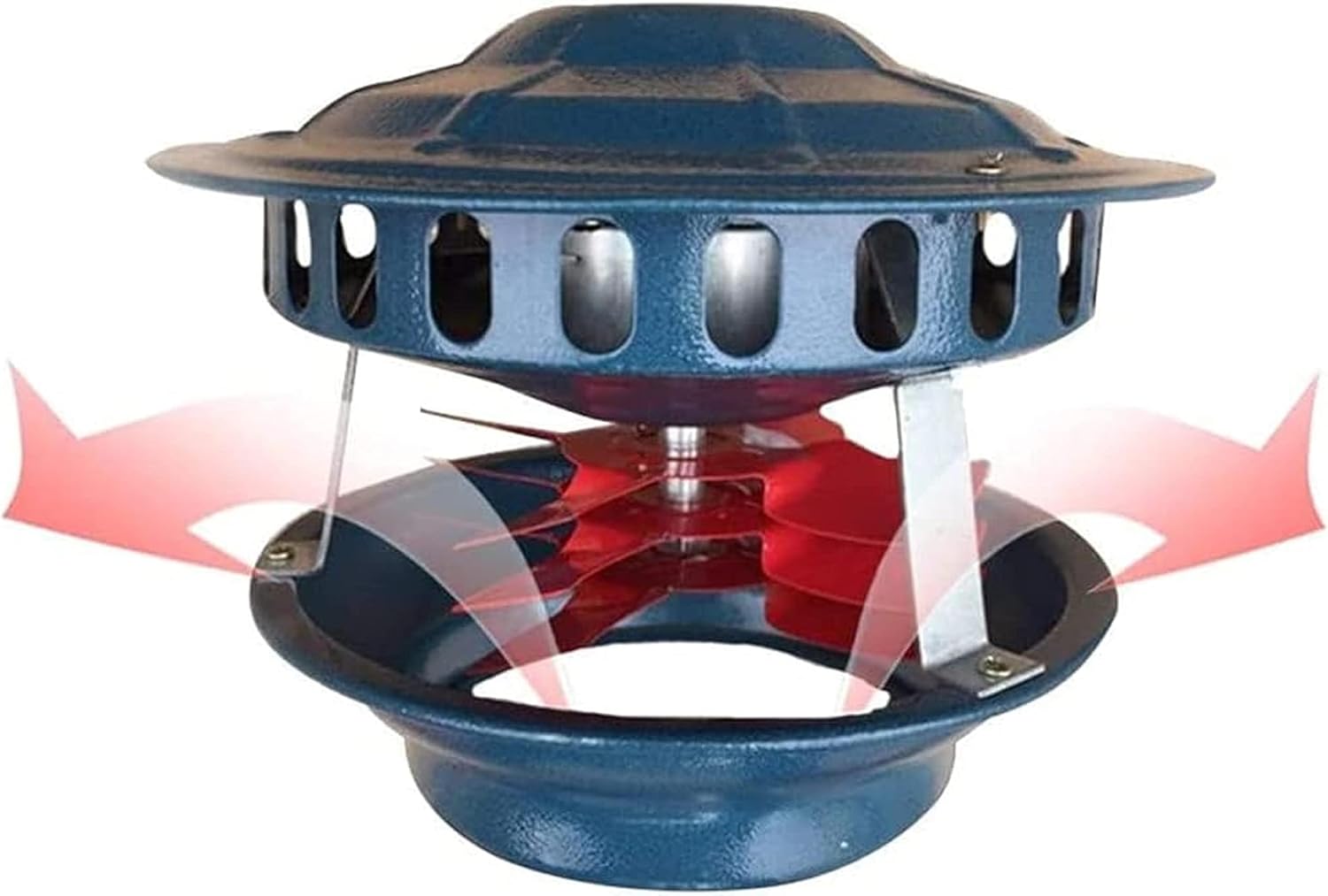 100W Chimney Fan Fireplace Fan Chimney Extractor Chimney Aspirator Chimney Draft Stove Blower for Chimney Diameter 13-22cm