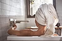 Vista 8 de Moen WTS911BN - Grifo de bañera de alto flujo de 90 grados con alcance de boquilla de 10 pulgadas, níquel cepillado