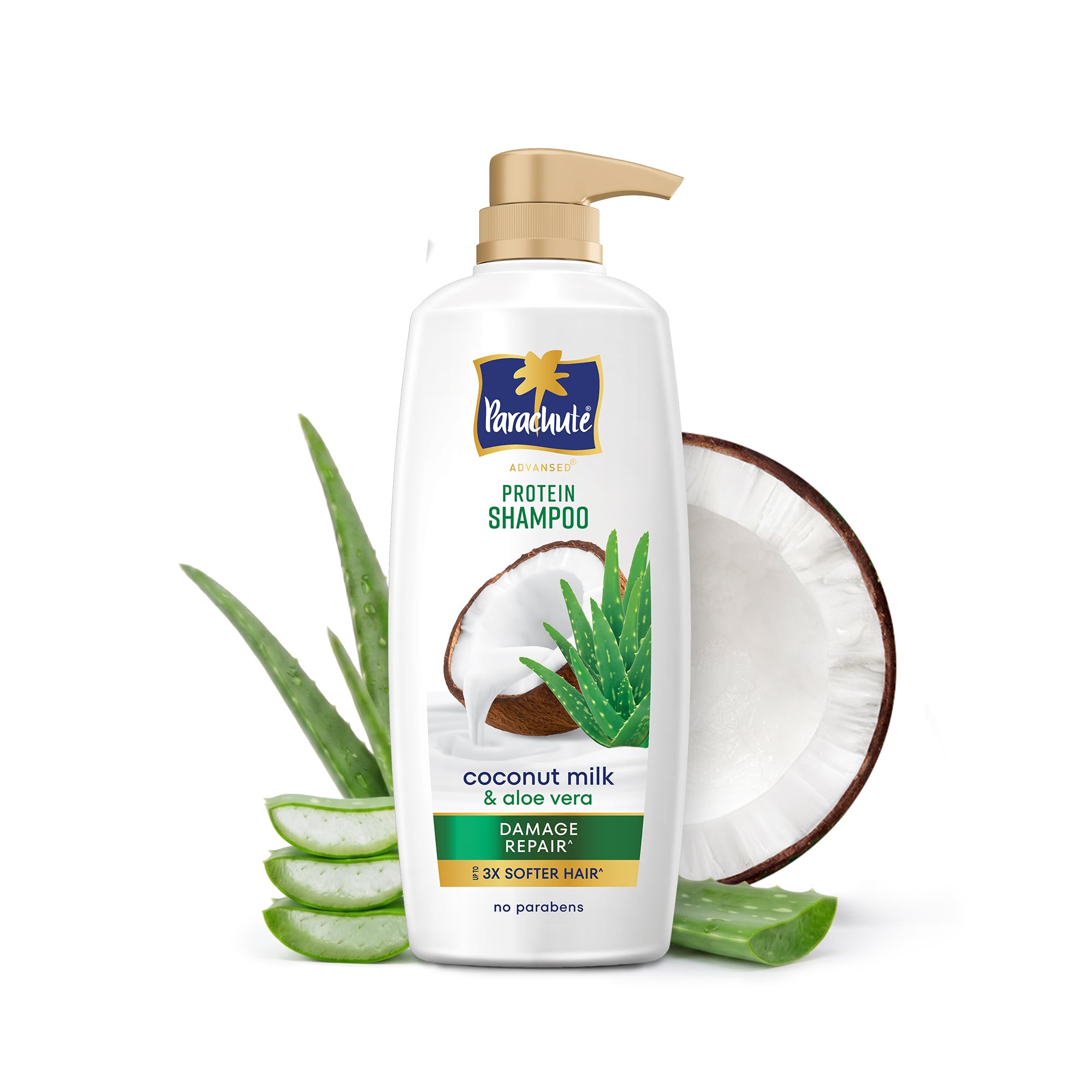 Parachute Advansed Protein Shampoo | with Coconut Milk & Aloe Vera | For Damage Repair | Paraben free | 1.2 L-picture-11