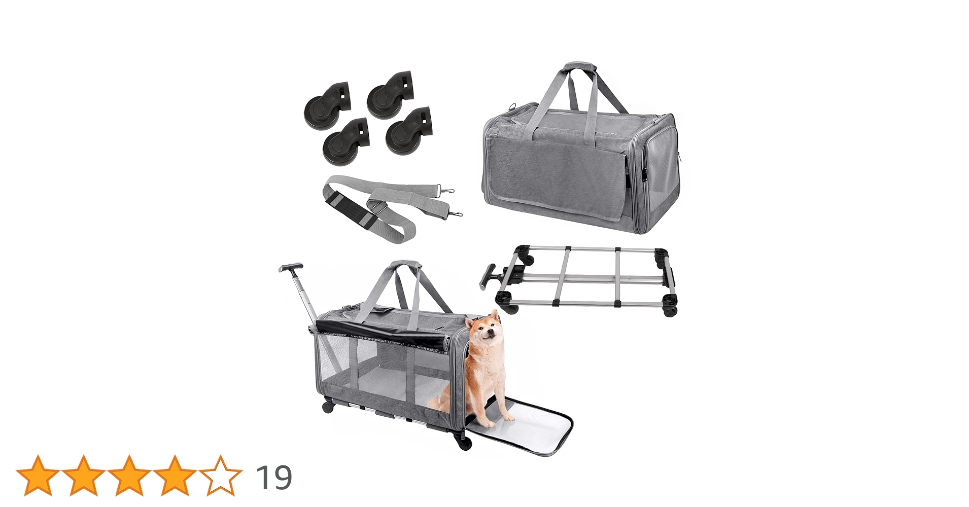 Amazon | GPR 3WAY 分離 自立式 ペットカート 犬用ベビーカー バギー