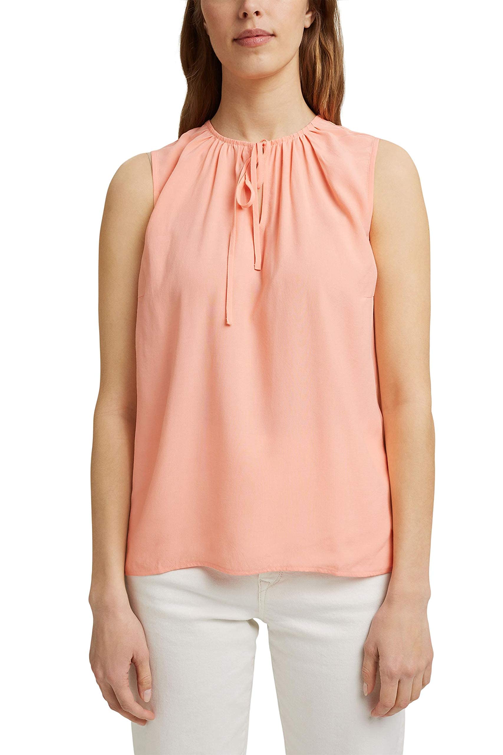 ESPRIT Women's 041eo1f320 Blouse, 860/Salmon, 8