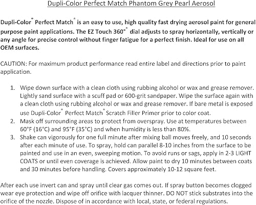 Miniatura 728 de Pintura para automóviles Dupli-Color de acabado exacto, metálico rojo granate oscuro