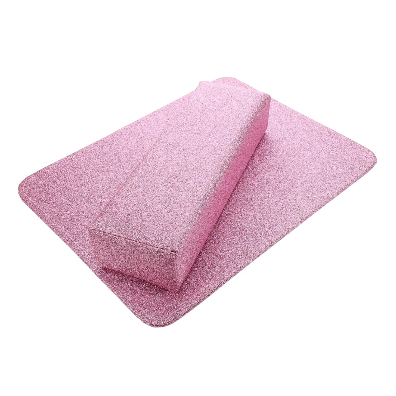 1set Nail Art Hand Rest Cushion Ergonomic Manicure Pillow with Mat Compact and Lightweight Microfiber Arm Support for Salon Home Use Stylish Design for Nail