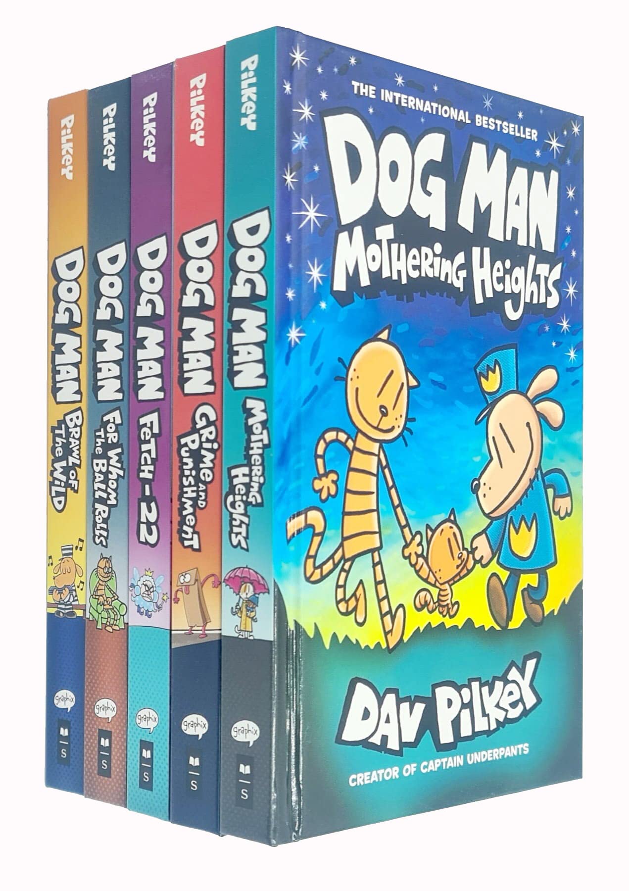 Dog Man 8巻セット Dav Pilkey Dog Man Series 8-Book Collection Set (Book 7 to 14) - Join Dog Man