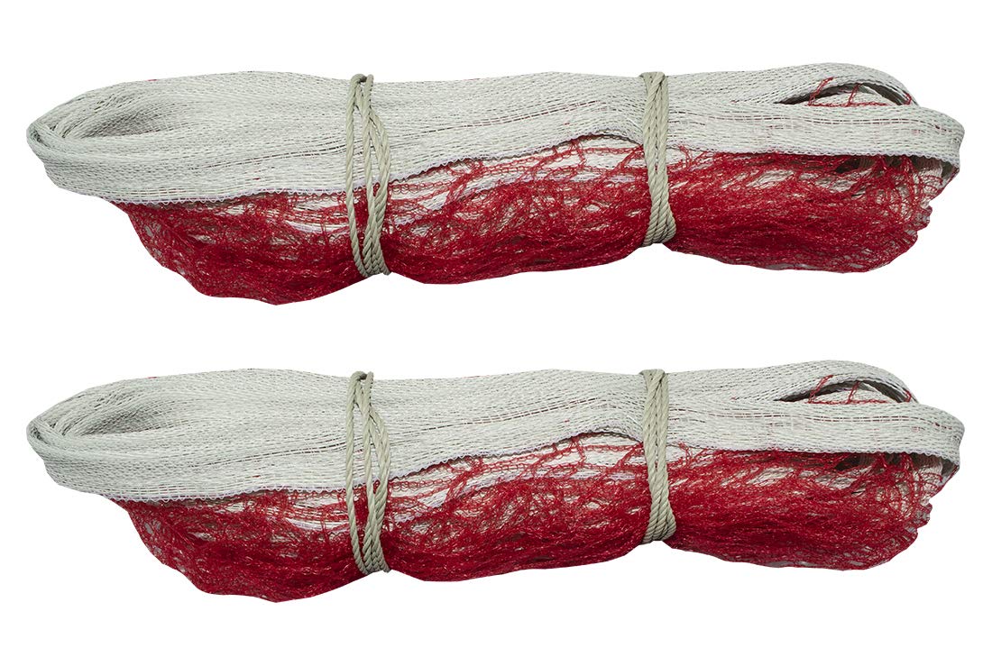 Kay Kay SN-103C Nylon Red Badminton Net (Pack of 2) (B01JOZRODW) Amazon Price History, Amazon Price Tracker