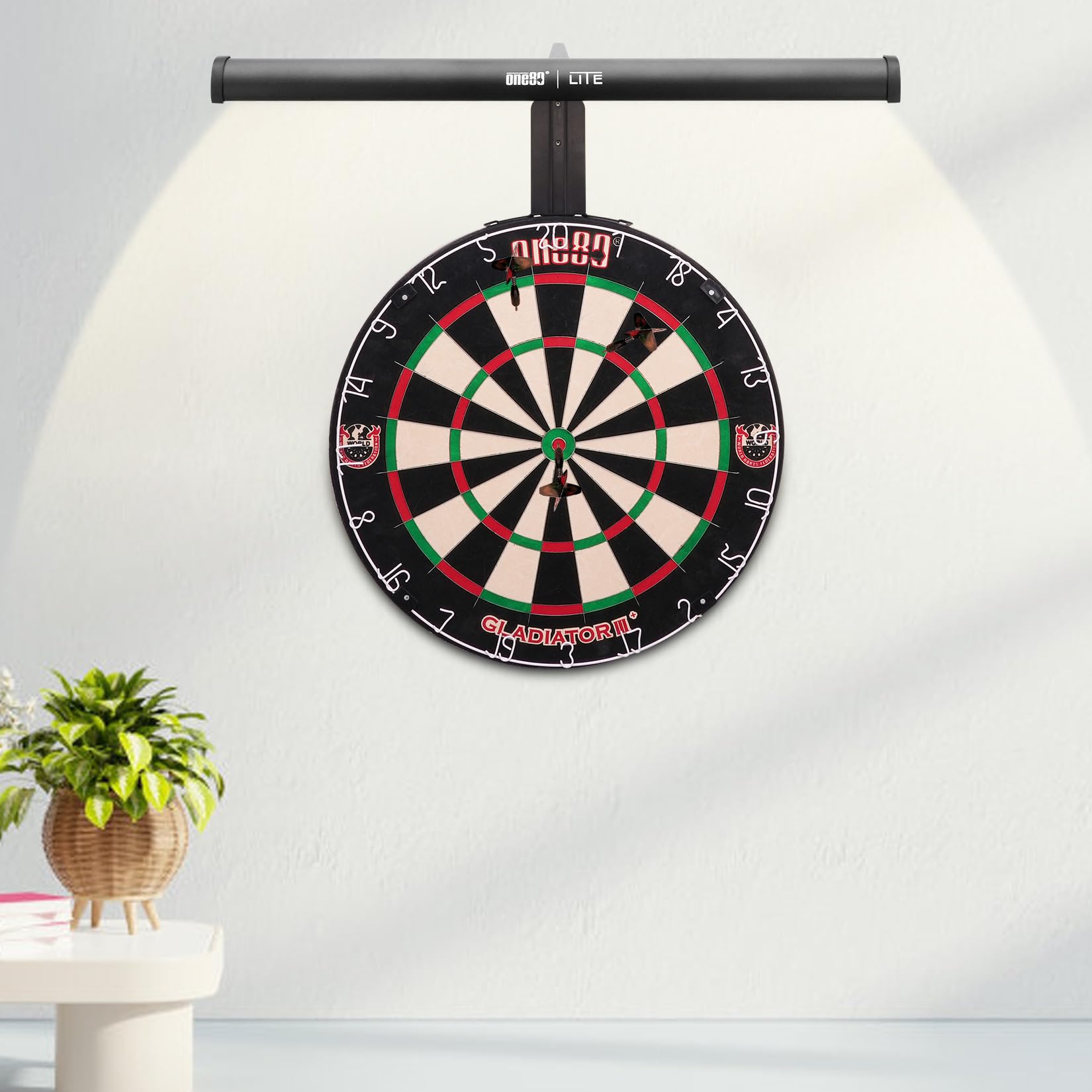 ONE80 Illumina Cible de Fléchettes LED Électronique avec Petite Marque (Base)