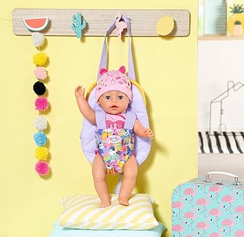 BABY Born Deluxe Rain Toy Set For 43 Cm Doll - Easy For Small Hands Creative Play Promotes Empathy Social Skills For Toddlers 3 Years Up Includes Wellington Boots More