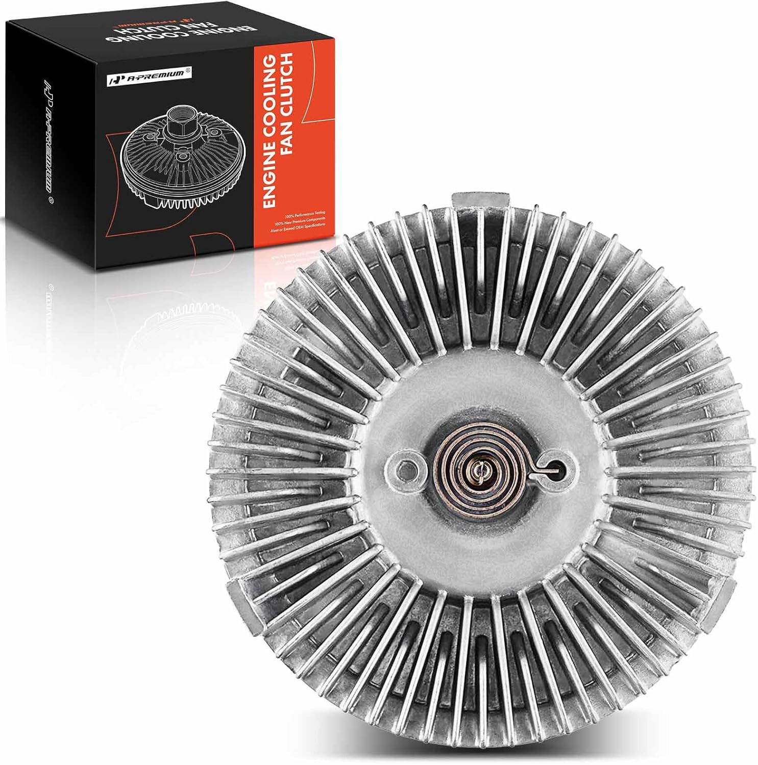 A-Premium Engine Cooling Fan Clutch Compatible with Ford F-150 F-250 F-350 1988-1996, E-150 E-250 E-350 Econoline Club Wagon & Mercury Grand Marquis & Dodge Dakota, Replace# F4UZ8A616A