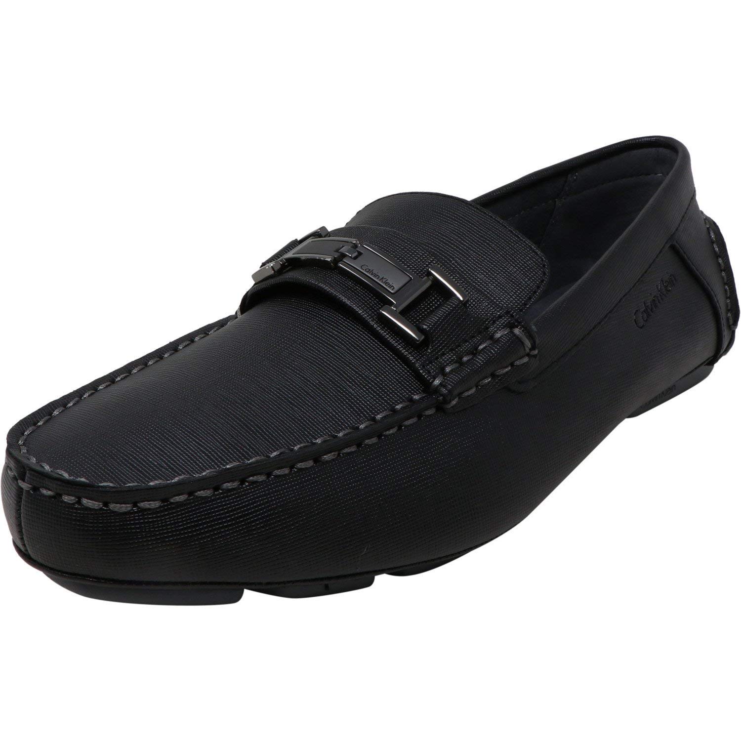 Calvin Klein Mens Morrie Weave Embossed Black Ankle High  display picture 2