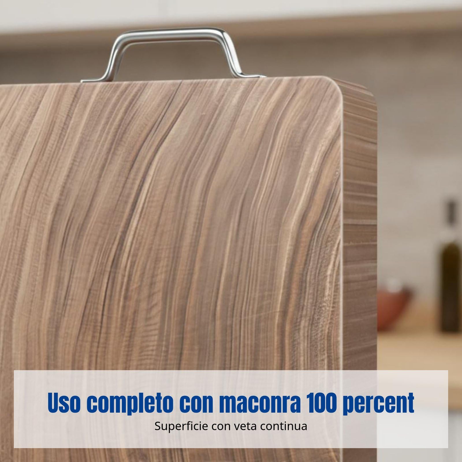 Tabla Cortar con Asa Gruesa Tablas Utensilio para Cocina, 39 26 4CM