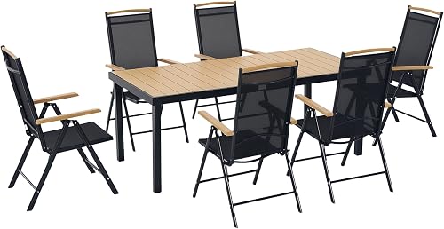 Salon de Jardin Extérieur 6 Personnes Outsunny