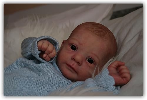 Anano Muñecas de bebé realistas para niños, muñecas Reborn para niña, cuerpo pesado de 19 pulgadas, muñeca de bebé de silicona flexible de 19