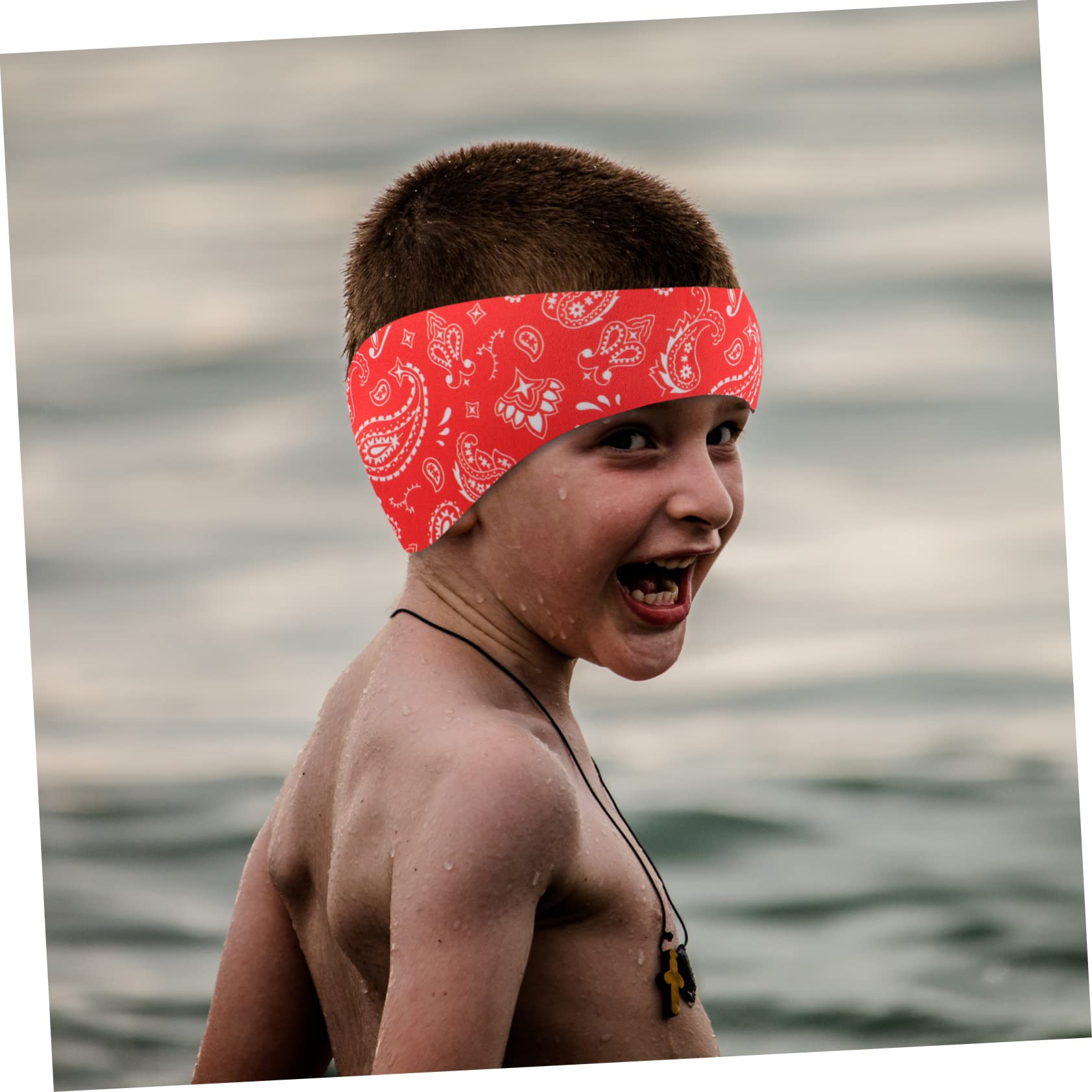 VANZACK 8 Stück Verstellbare Haargummis Für Damenhaare Kinder-Stirnband Tauch-Stirnband Schwimmen Ohrstöpsel Schwimm-Stirnband Für Kinder Verstellbares Wasser-Stirnband