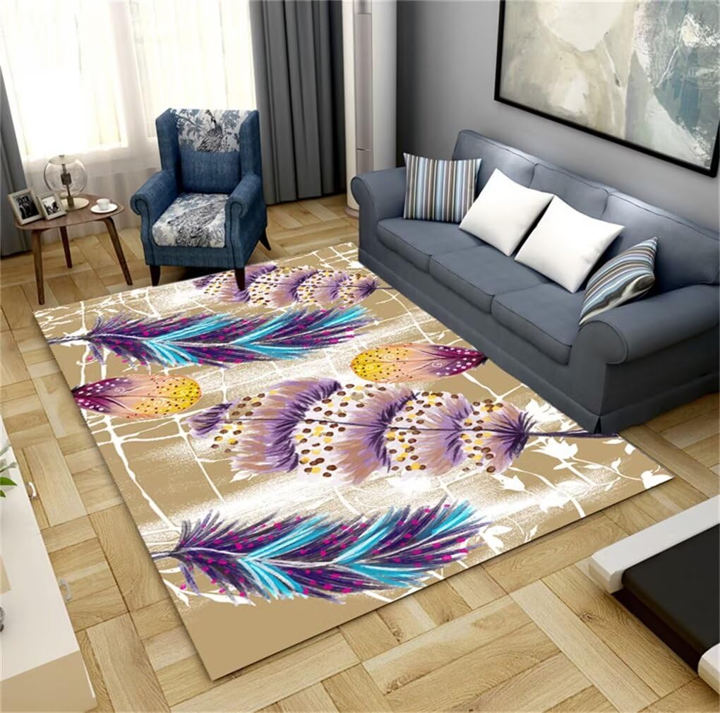 Petit canapé chambre ado tapis enfant fille multicolore 100x150