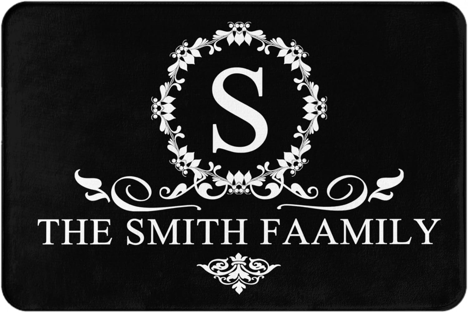 LZXSXZ Custom Floor Mat Door Mat Personalised Door Mat with name