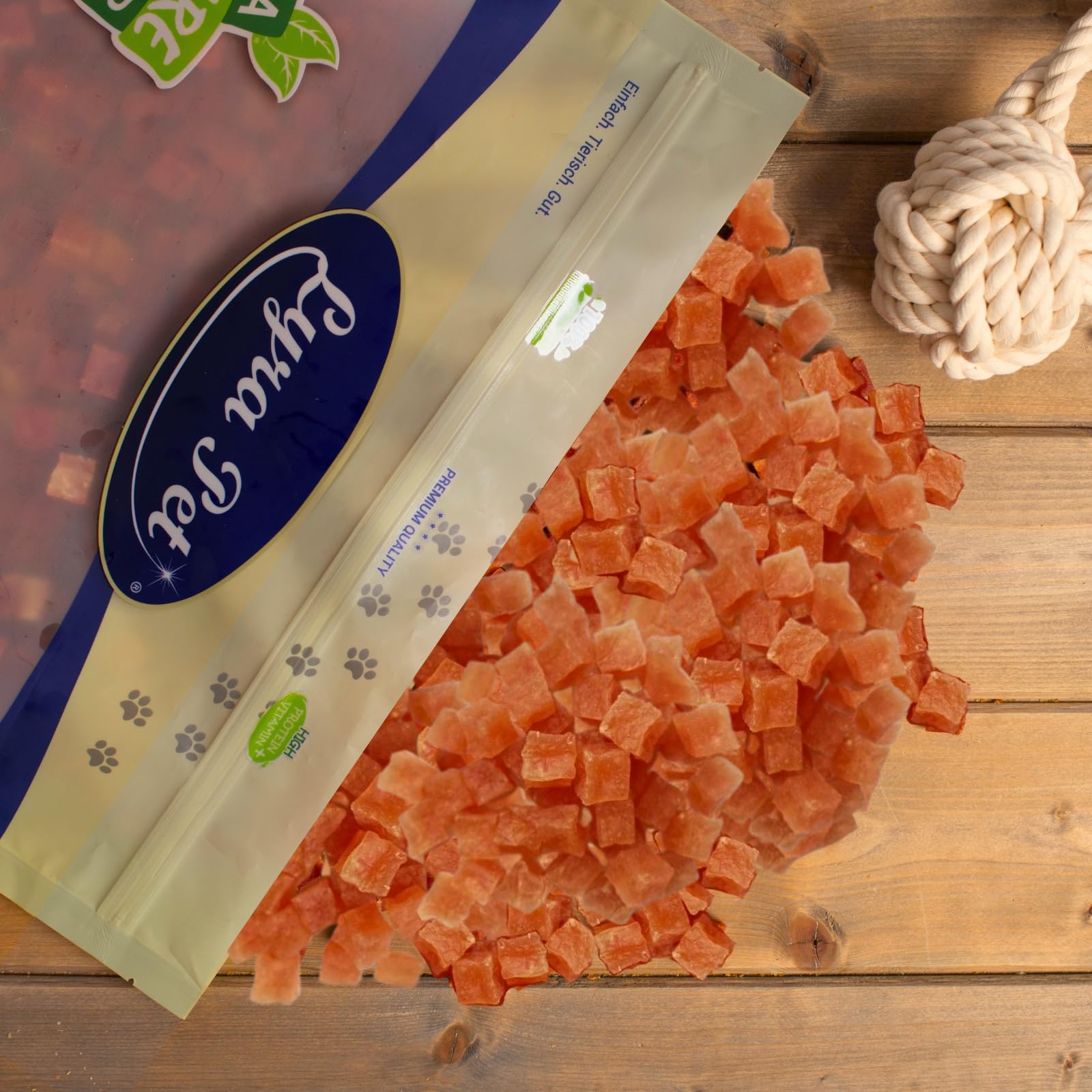 Lyra Pet® 5 kg Hühnerbrustwürfel - Kausnack für Hunde | Leckerli für Hunde – Proteinreicher Kauartikel mit Huhn – Idealer Belohnungs- und Trainingssnack – Gut verträglich