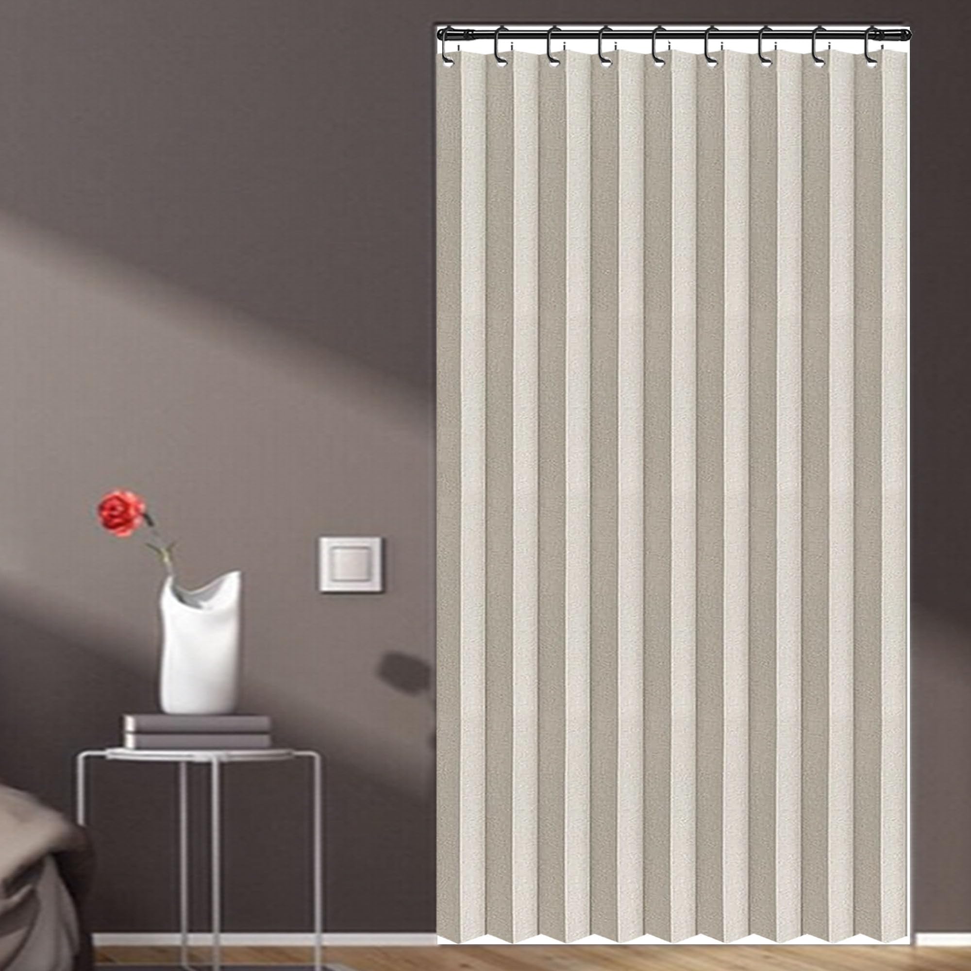 Tende a Soffietto Oscuramento Protezione Dal Vento 220x205cm bianco