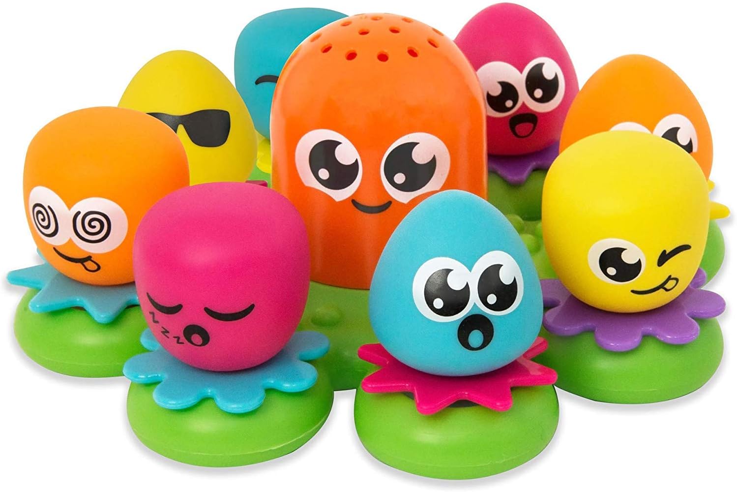 Toomies TOMY Octopals Number Sorting Baby Bath Toy | Educational Water Toys For Toddlers | Suitable For 1, 2 & 3 Years Old Boys & Girls & Munchkin Float and Play Bubbles Bath Toy, Pack of 2 - Image 3