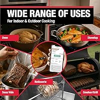 Vista 8 de CDN Smart Probe Bluetooth Meat Thermometer Wireless Digital Thermometer with NSF Certified Probe Remote Temperature Monitoring via App for iOS &