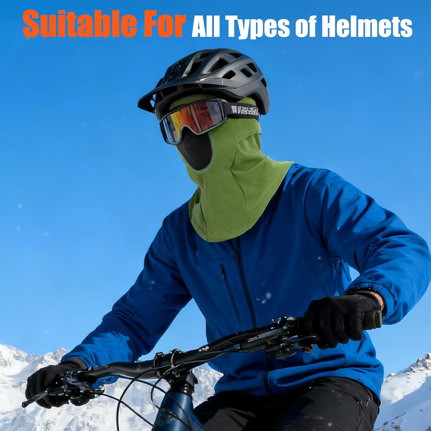 Balaclava Ski Mask for Men, Winter Fleece Face Mask for Cold Weather, Breathable Motorcycle Face Cover Running Skiing - Image 5
