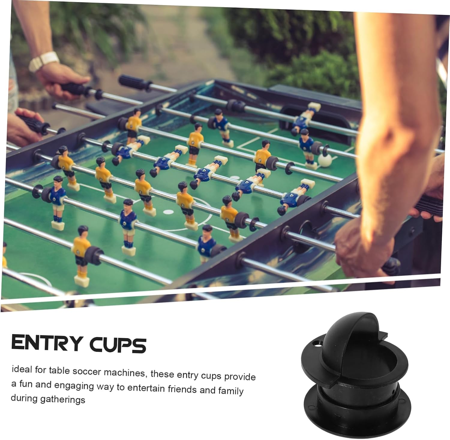 Abaodam Table Soccer Entry Dish Replacement Durable Plastic Foosball Accessory for Enhanced Gameplay Entry Cup Kit for Social Gatherings and Family Fun