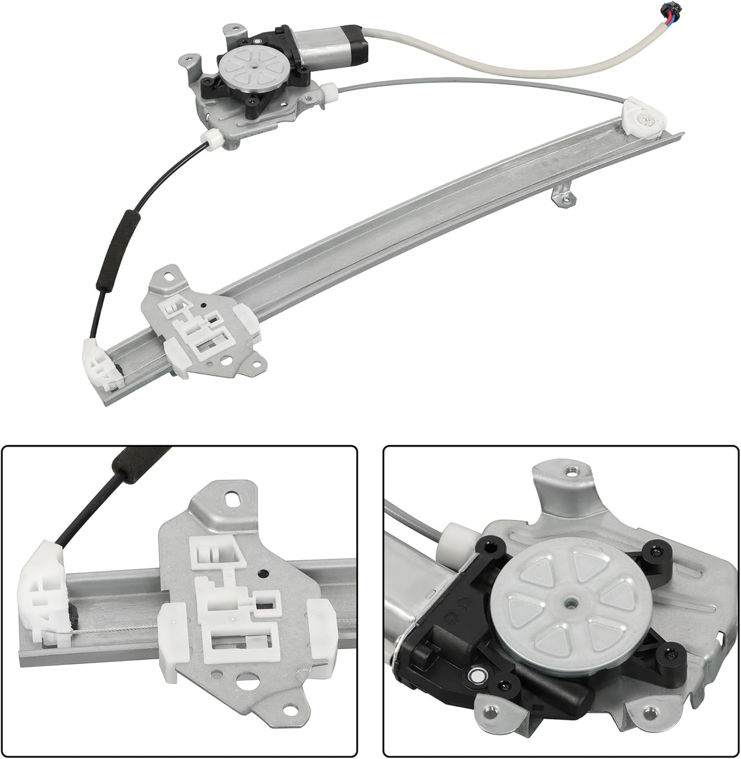 Power Window Regulator Rear Left Side with Motor Replacement for Nissan Frontier 2005-2015 748-900