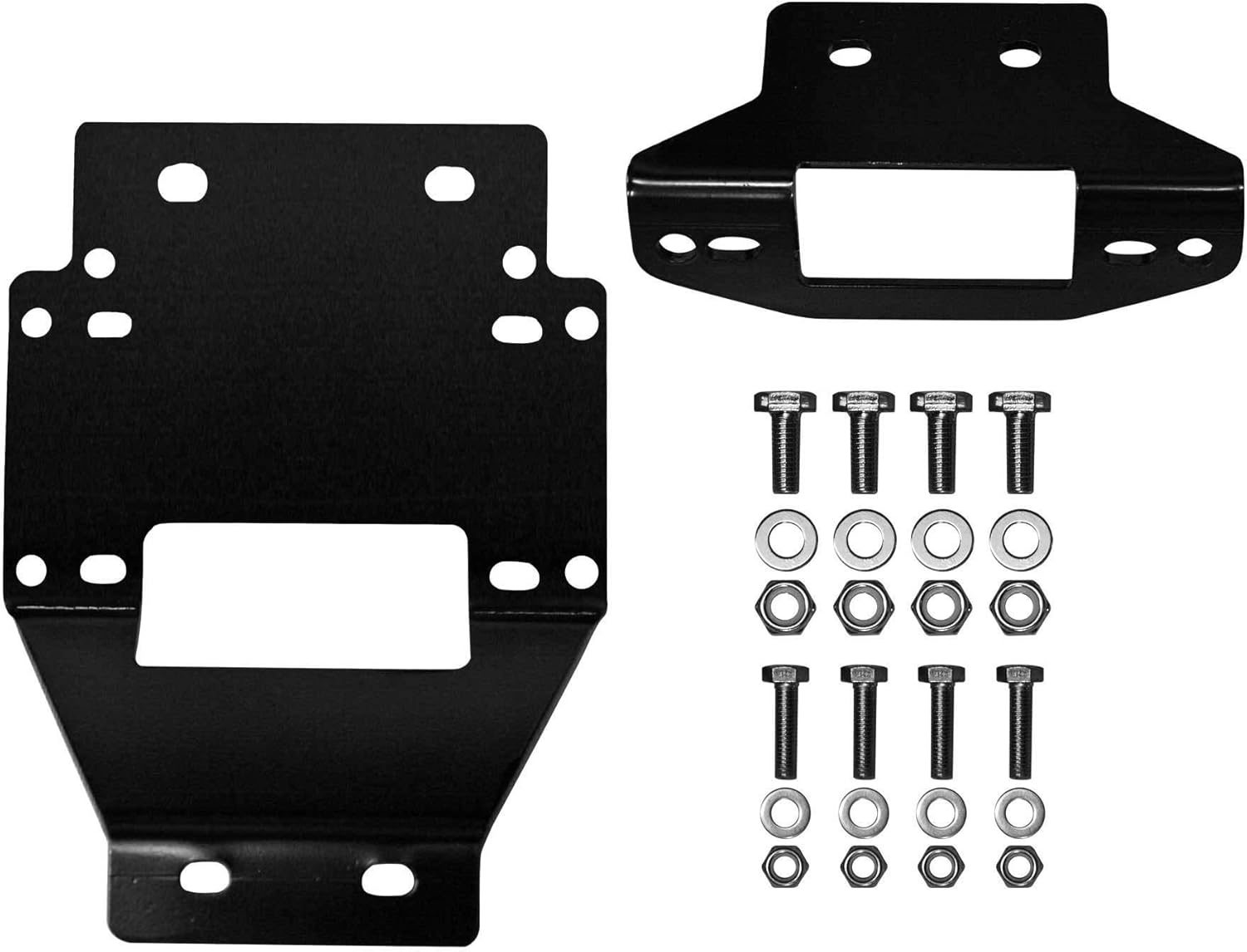 SuperATV Black Ops 6000 lb Winch with Winch Mounting Plate