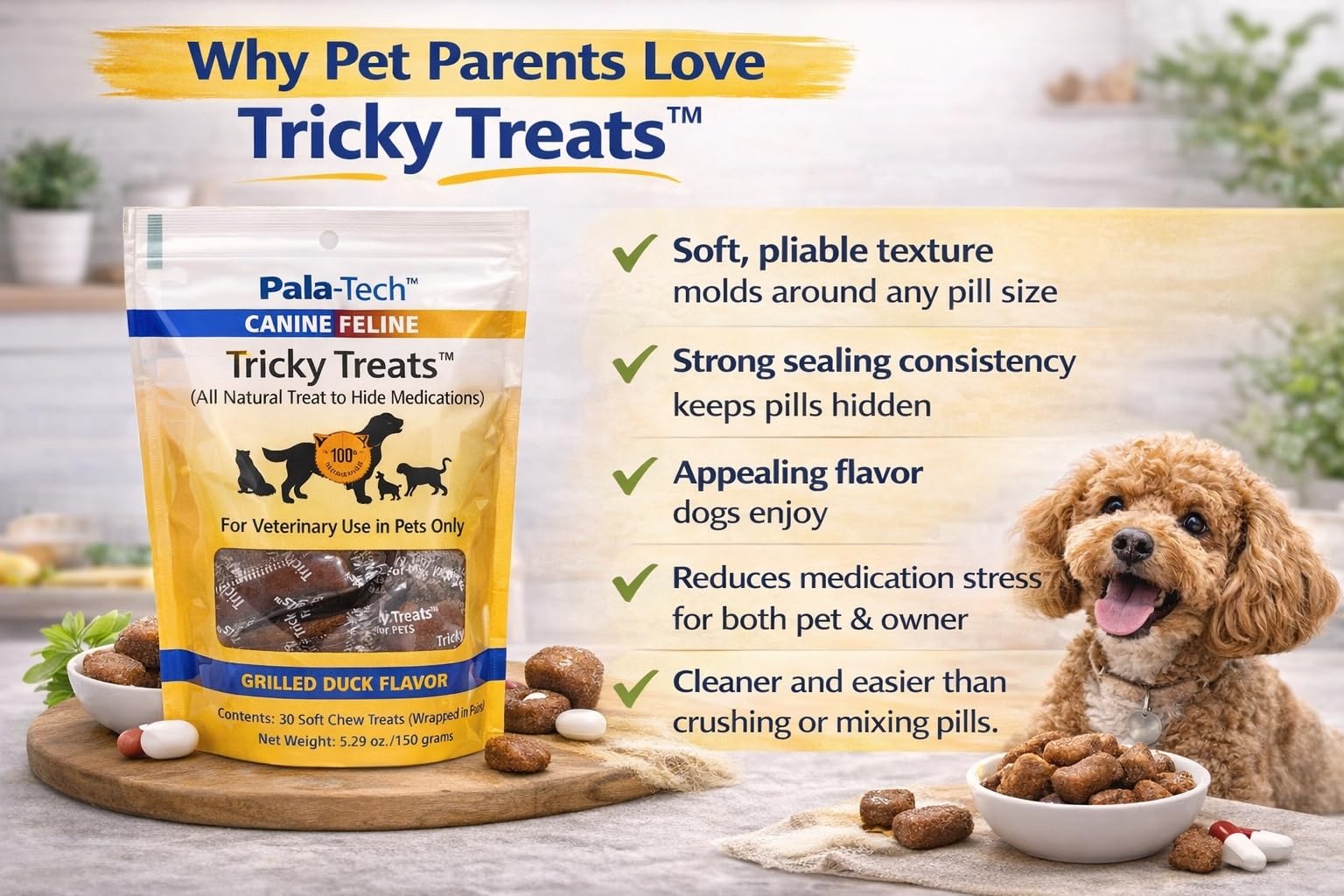 Amazon.com : No Pala Tech Soft Dog & Cat Treats with Grilled Duck