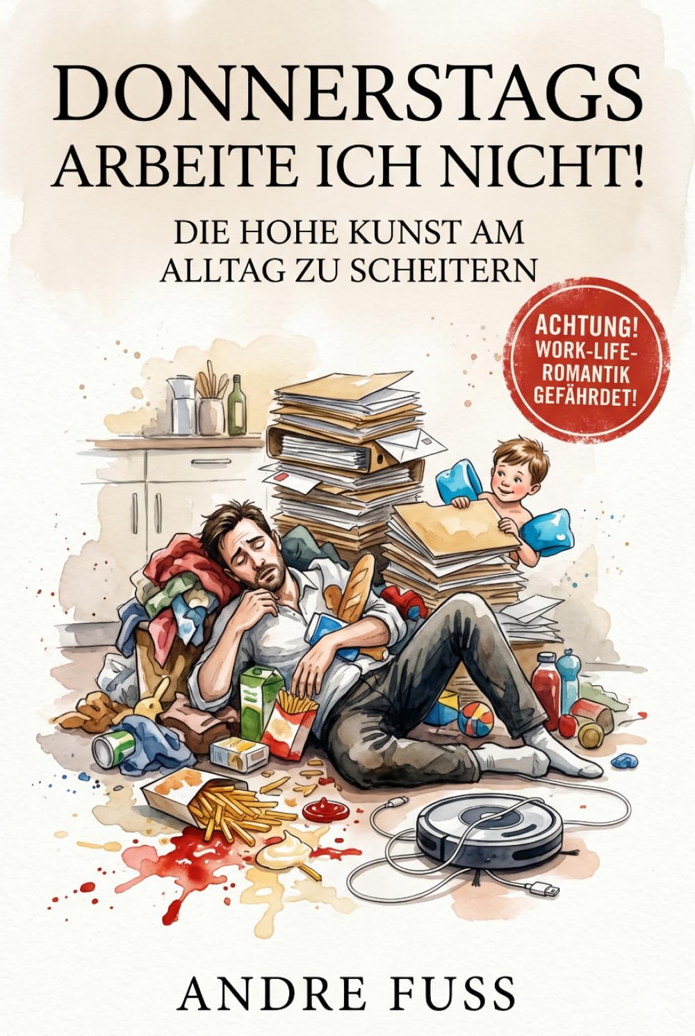 Donnerstags arbeite ich nicht: Die hohe Kunst am Alltag zu scheitern (Alltag des blutigen Wahnsinns - Satirische Protokolle)