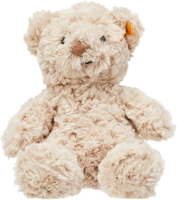 Steiff 113413 Soft Cuddly Friends Honey Teddy Bear, Grey, 18 cm
