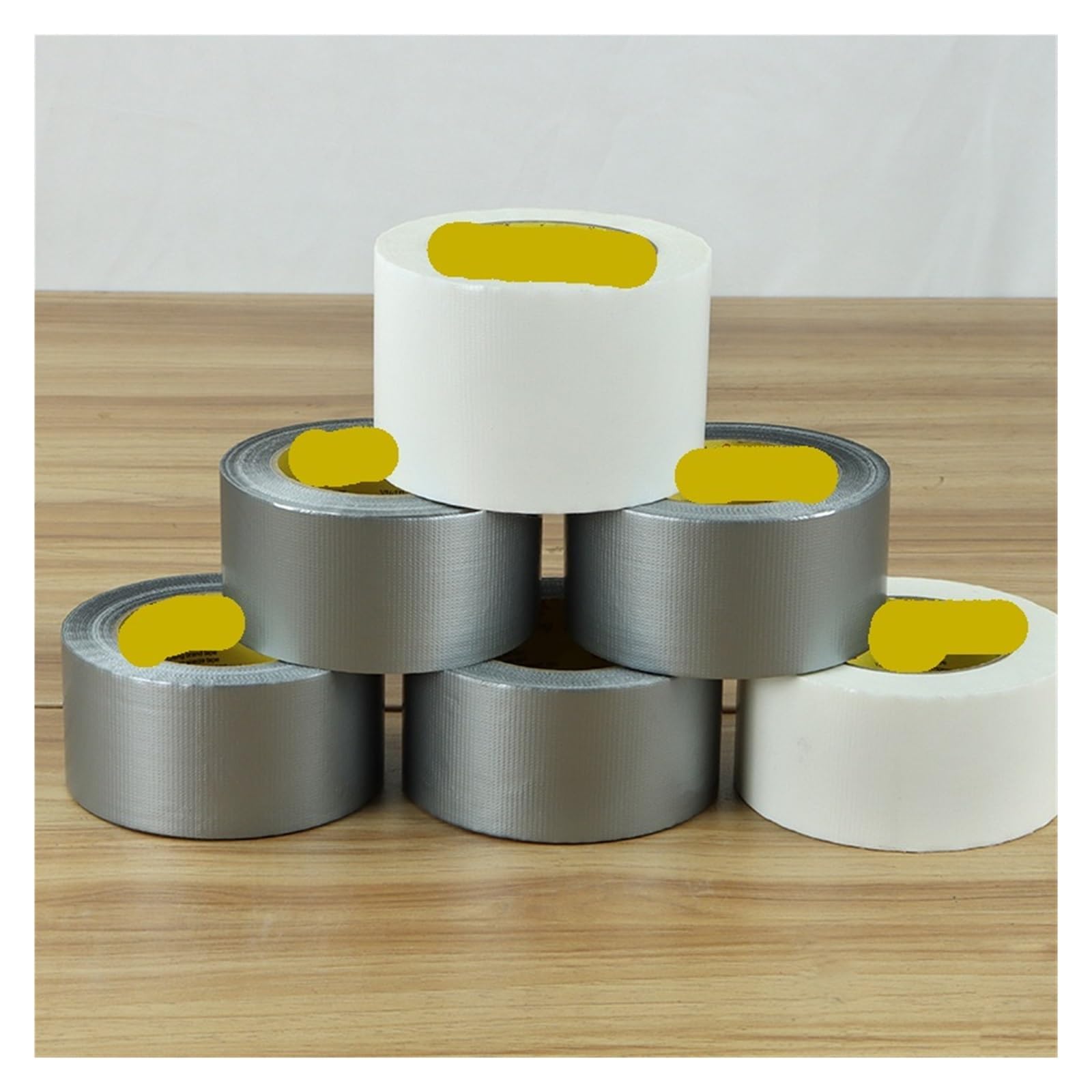 Zelt Reparaturband 1 Rolle selbstklebendes Stoff-Klebeband for hohe Beanspruchung, wasserdichtes Teppichband, silbernes dekoratives Klebeband, Automobil-Gewebeband, 10 Meter(5rolls-black,20M_60MM)