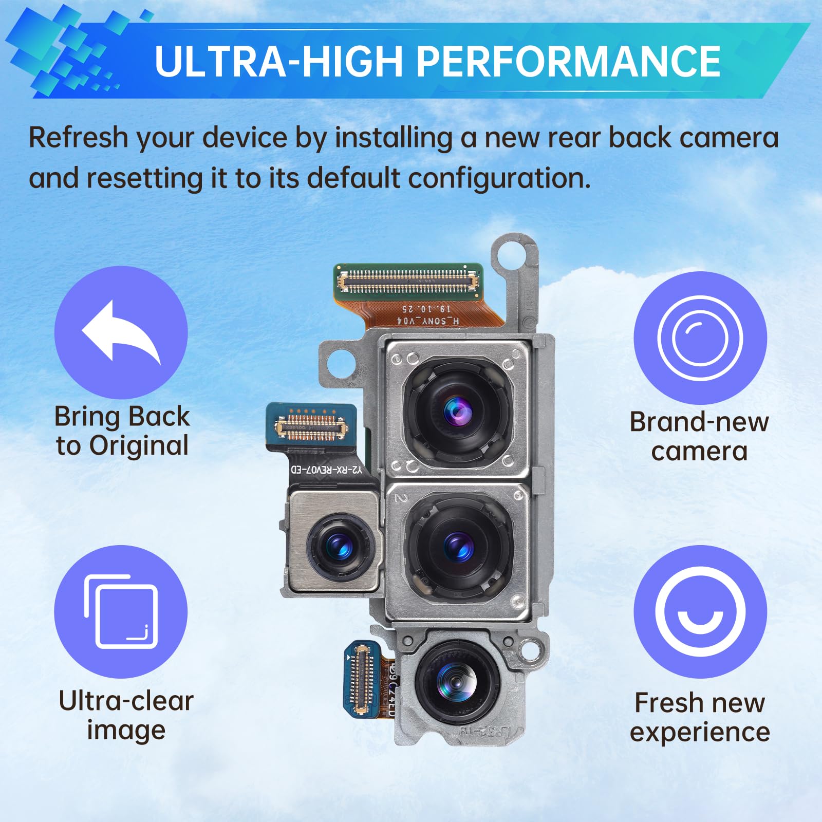 Samsung Galaxy S20+ S20 Plus 5G G986U Back Rear Camera Set Original