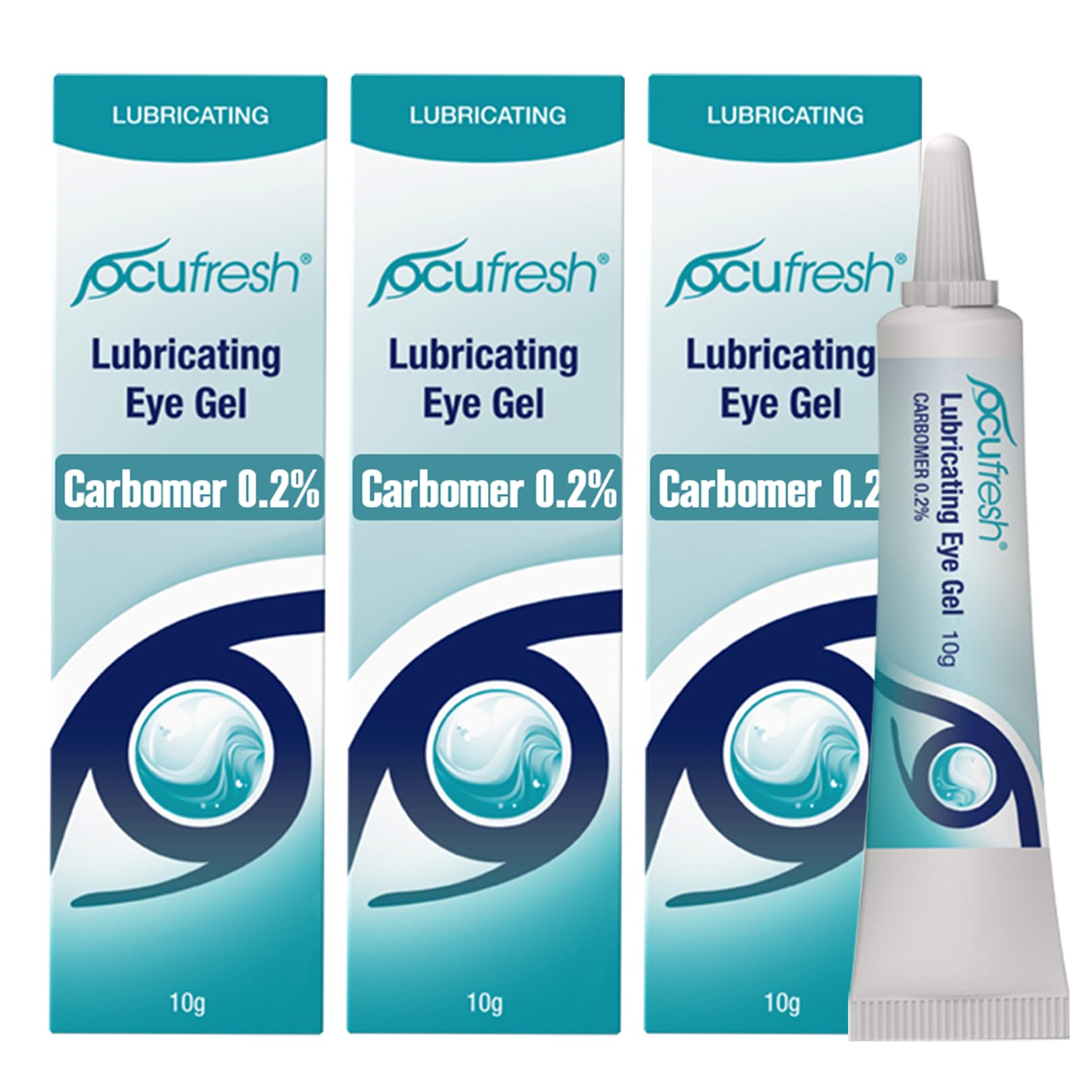 ocufresh lubricating eye gel Ocufresh CARBOMER 0.2% Lubricating Eye Gel for Dry, Tired Eyes