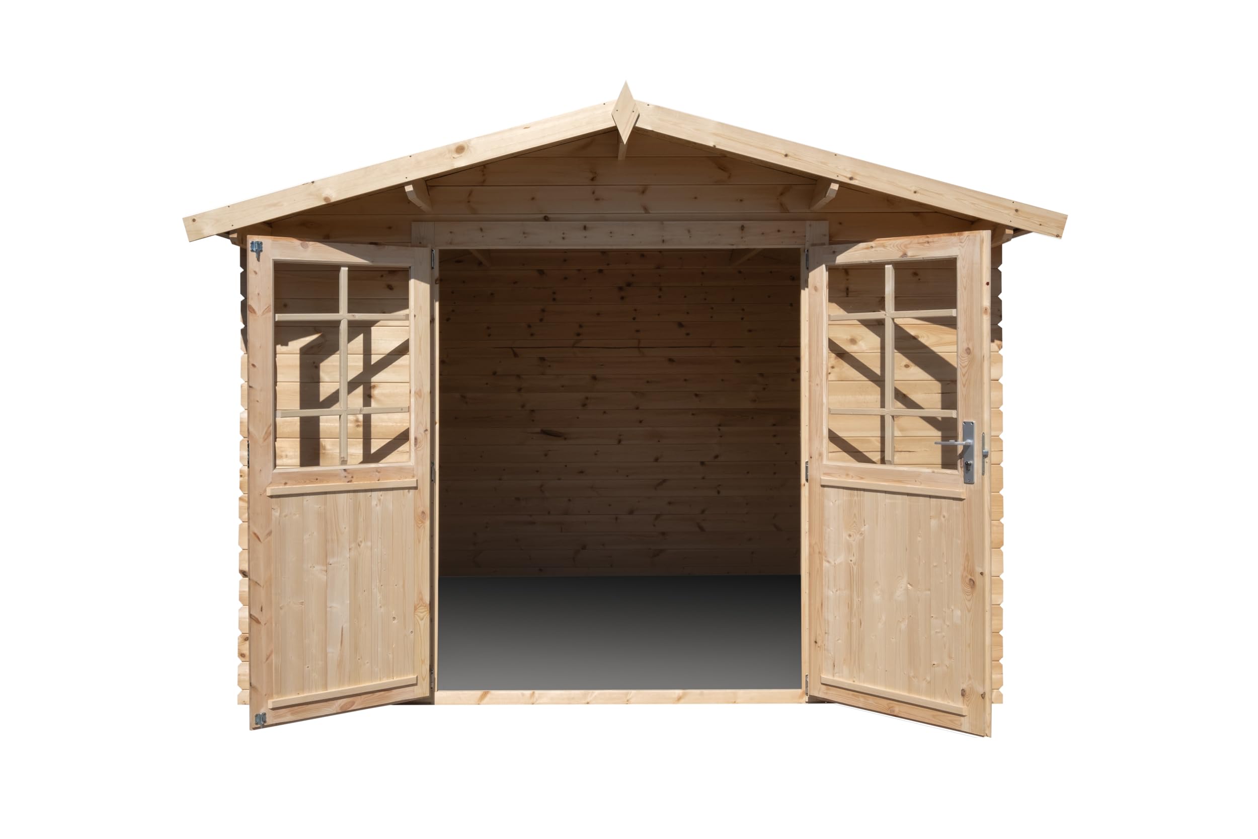Abri de Jardin en Bois, Surface utile 7.5m², INT018
