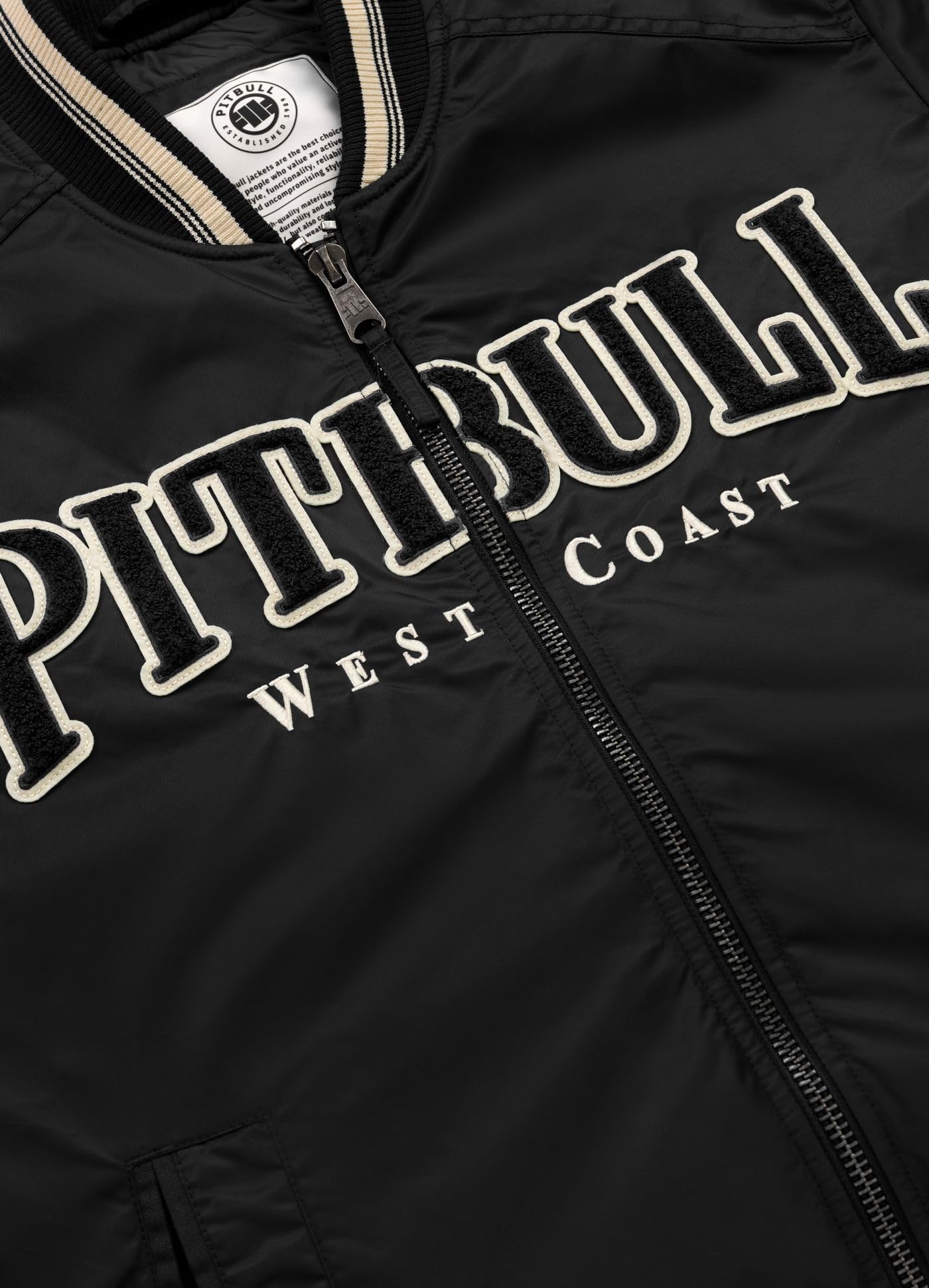 PITBULL - Męska kurtka bomberka DETROIT, kurtka przejściowa College, kurtka męska w stylu retro, wiatroszczelna, kurtka sportowa, lekka kurtka pilotka
