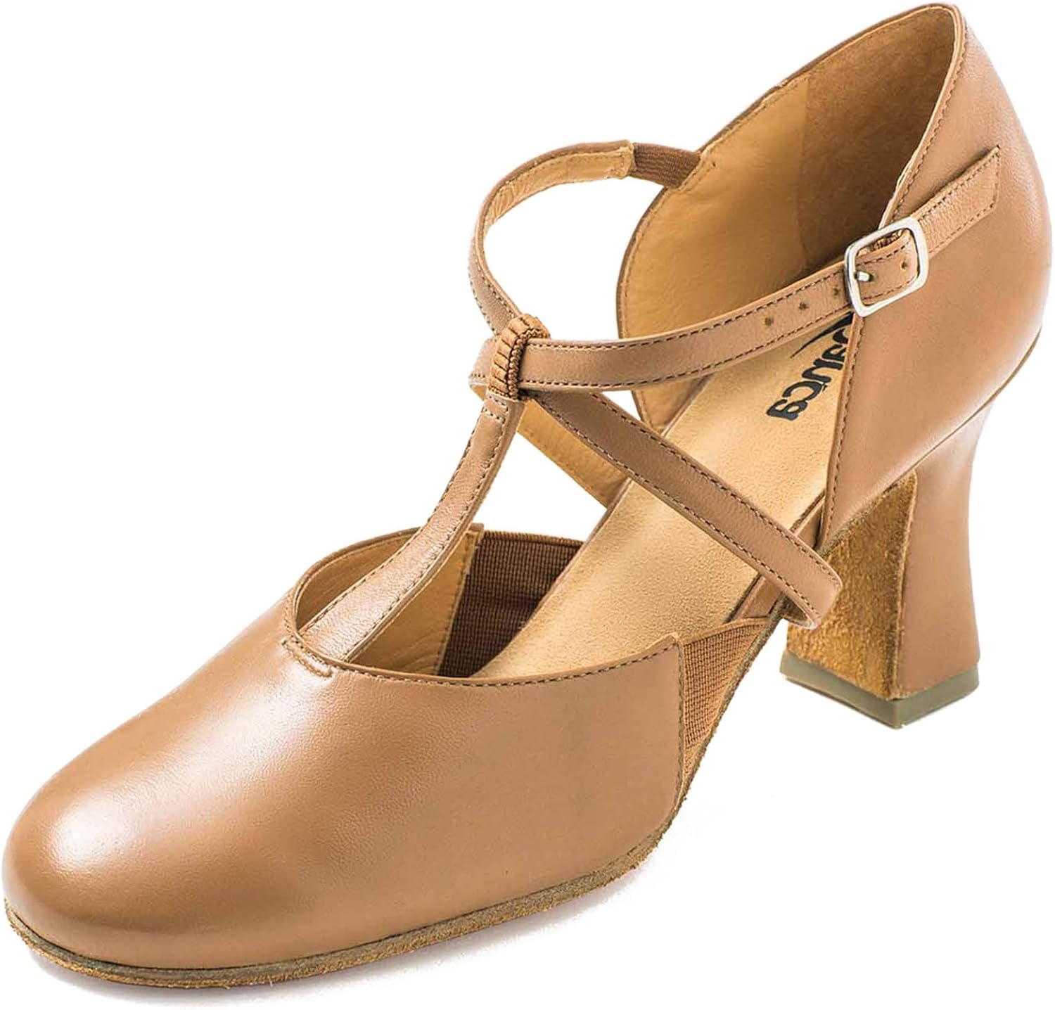 So Danca - 3" Heel T-Strap Broadway Cabaret Shoe, Professional Dance Shoes for Women, Support and Comfort- Roxy - SD153