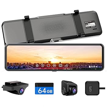 JADO　G850＋ドライブレコーダー　ミラー型 Amazon.co.jp: JADO ドライブレコーダー ミラー型 4K 12インチ