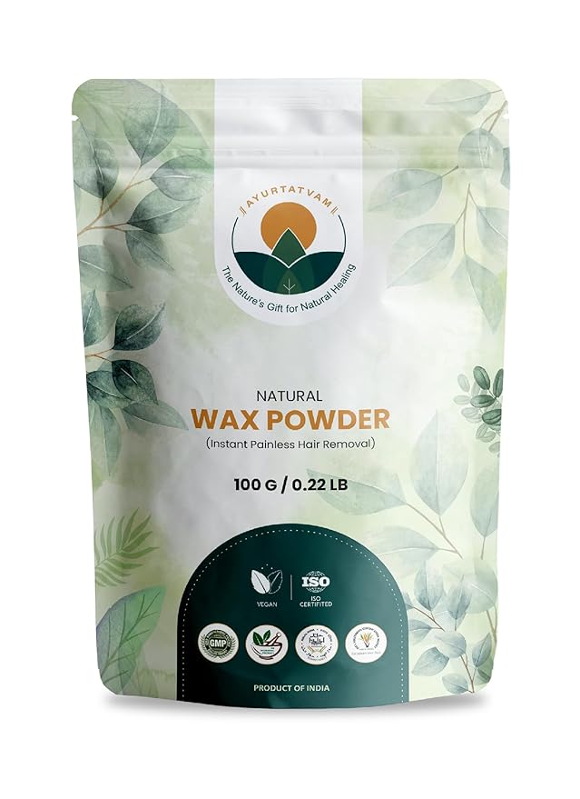 Buy Ayurtatvam Natural Wax Powder 100G (Pack Of 2) Instant Hair