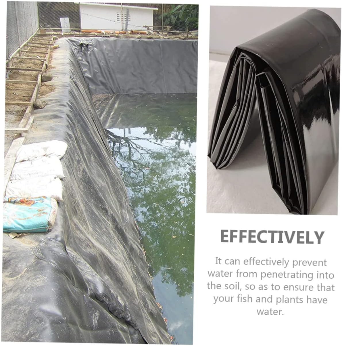 Garden Liner Hdpe Film Liner for Fish Swimming Pool Water Feature Seepage Membrane
