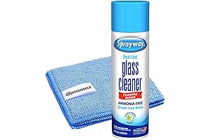 Sprayway Glass Cleaner Spray, Window Cleaner with Foam Action, 19 Fl. Oz.