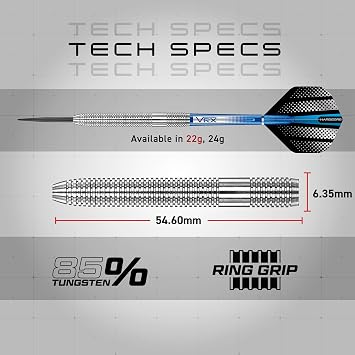RED DRAGON Defenders Series Professional Darts Set - 85% Tungsten Darts with Flights & Shafts - Available in Triton Soft Tip 19g Barrel/21g Full Weight and Steel Tip 22g & 24g