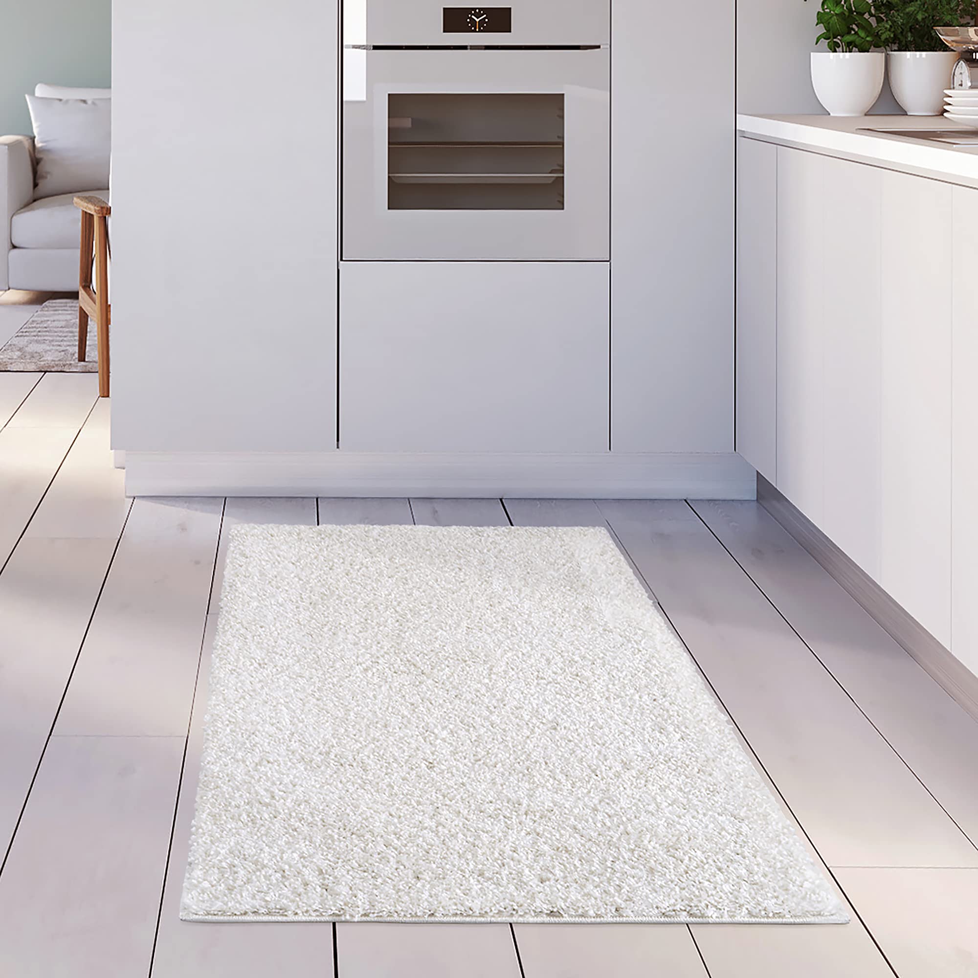 THE RUGS Living Room Rug, Shaggy Soft And Elegant Carpets for The Bedrooms And Kitchen Easy To Clean - Image 2