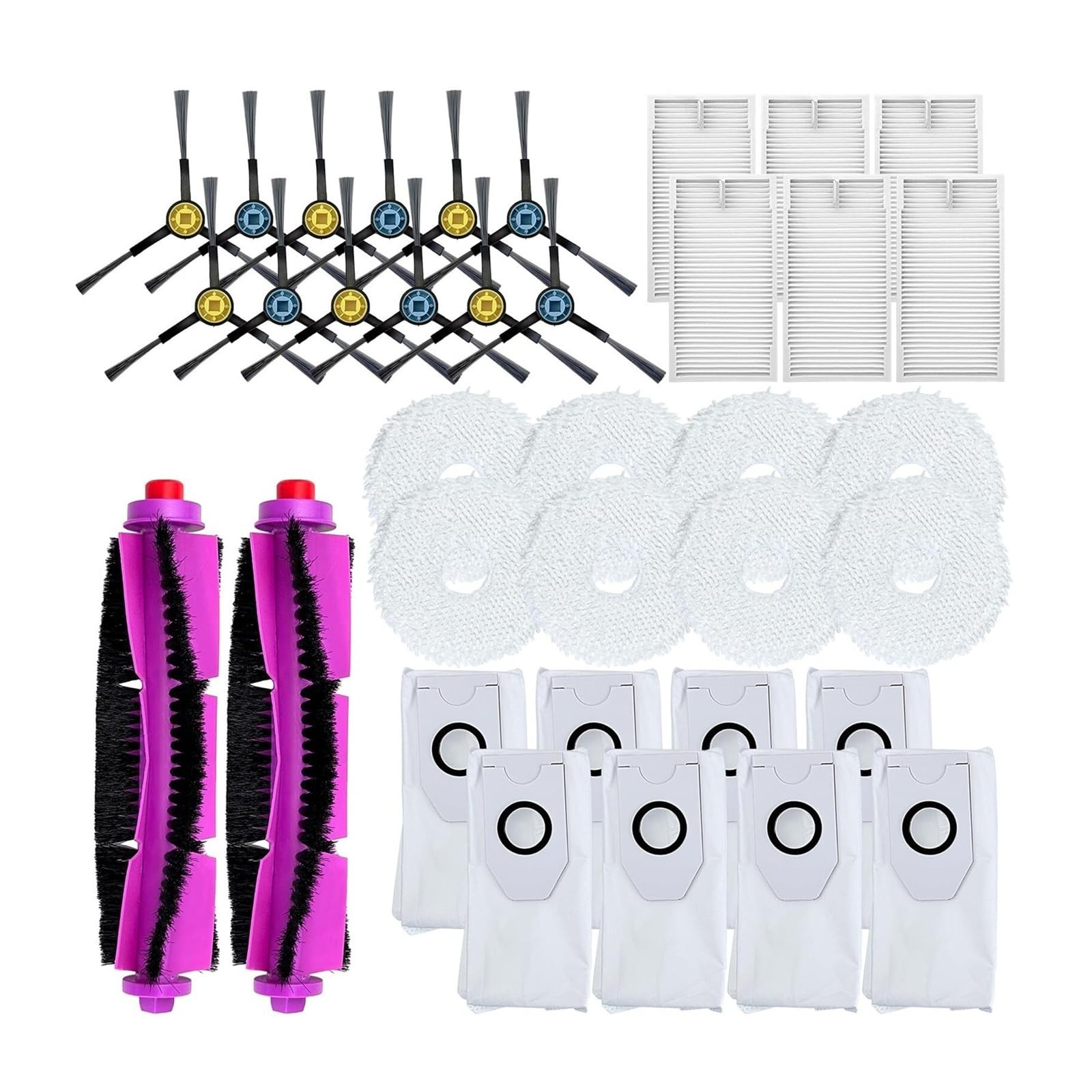 FGJDERYH Replacement Kit Compatible With Eureka J12 Ultra Robot Vacuum